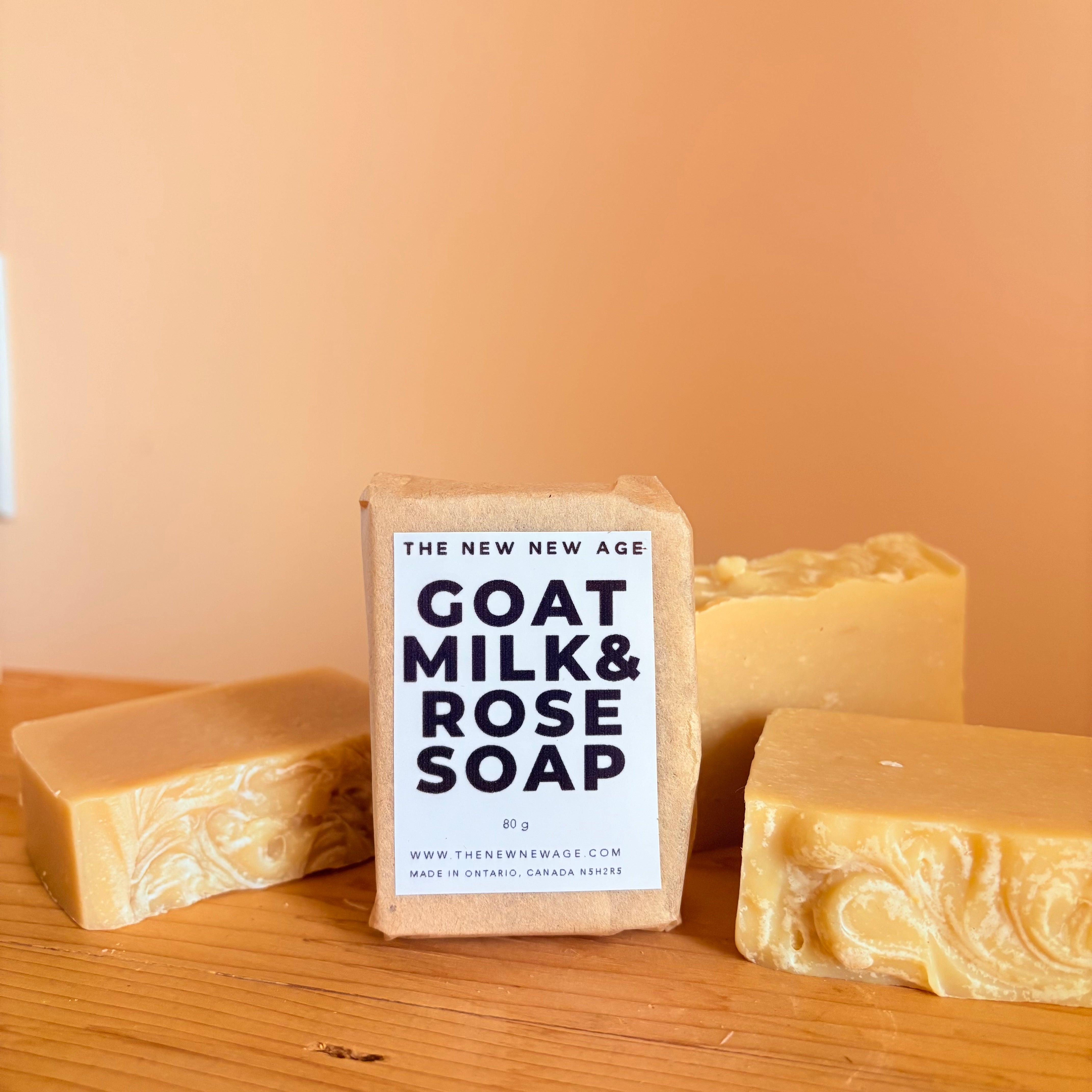 GOAT milk and rose soap by The New New Age