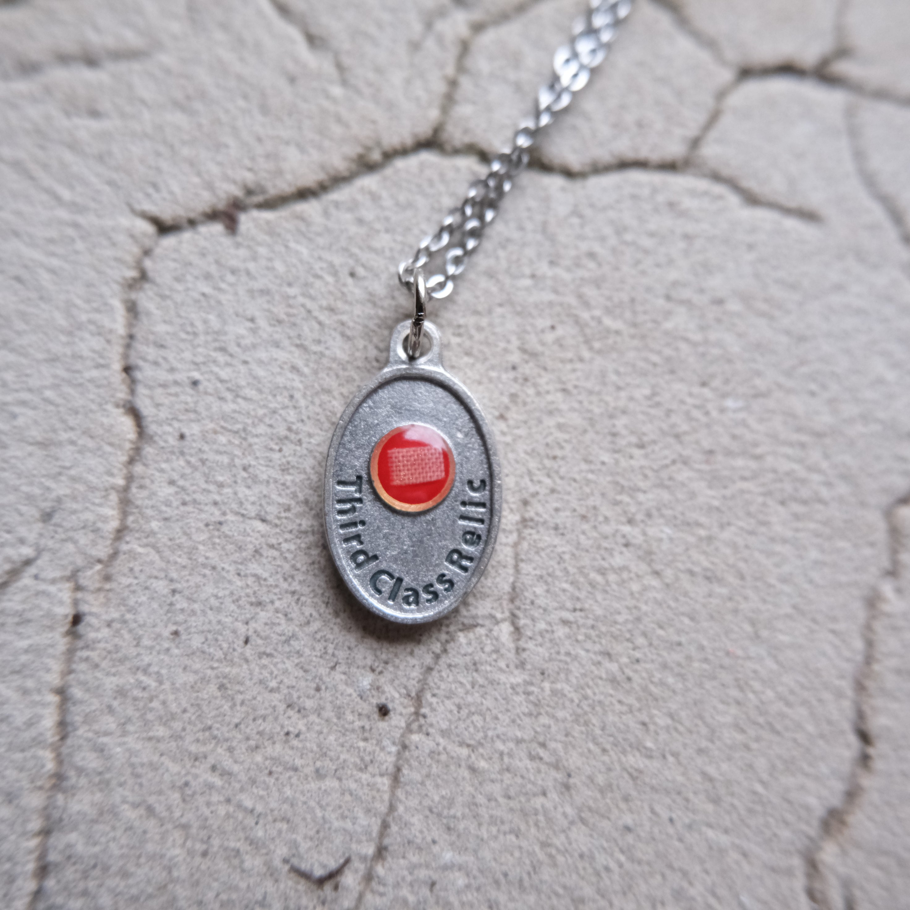 Saint Therese of Lisieux 3rd Class Relic medallion