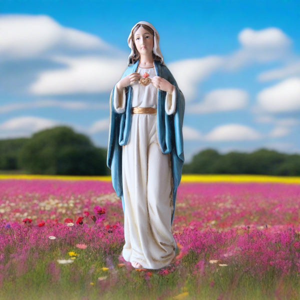 Immaculate Heart of Mary statue by The New New Age