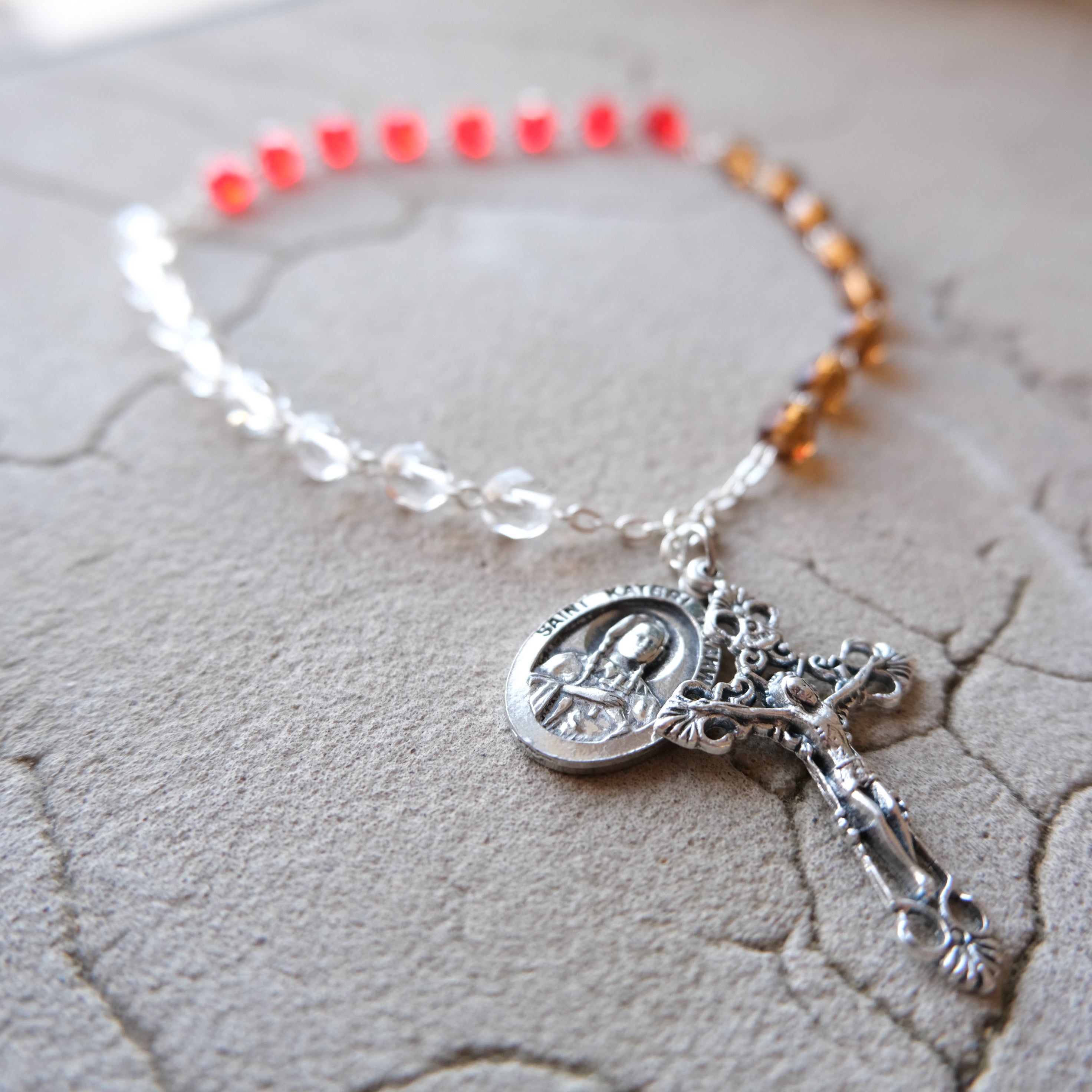 SAINT KATERI TEKAKWITHA PRAYER BEADS