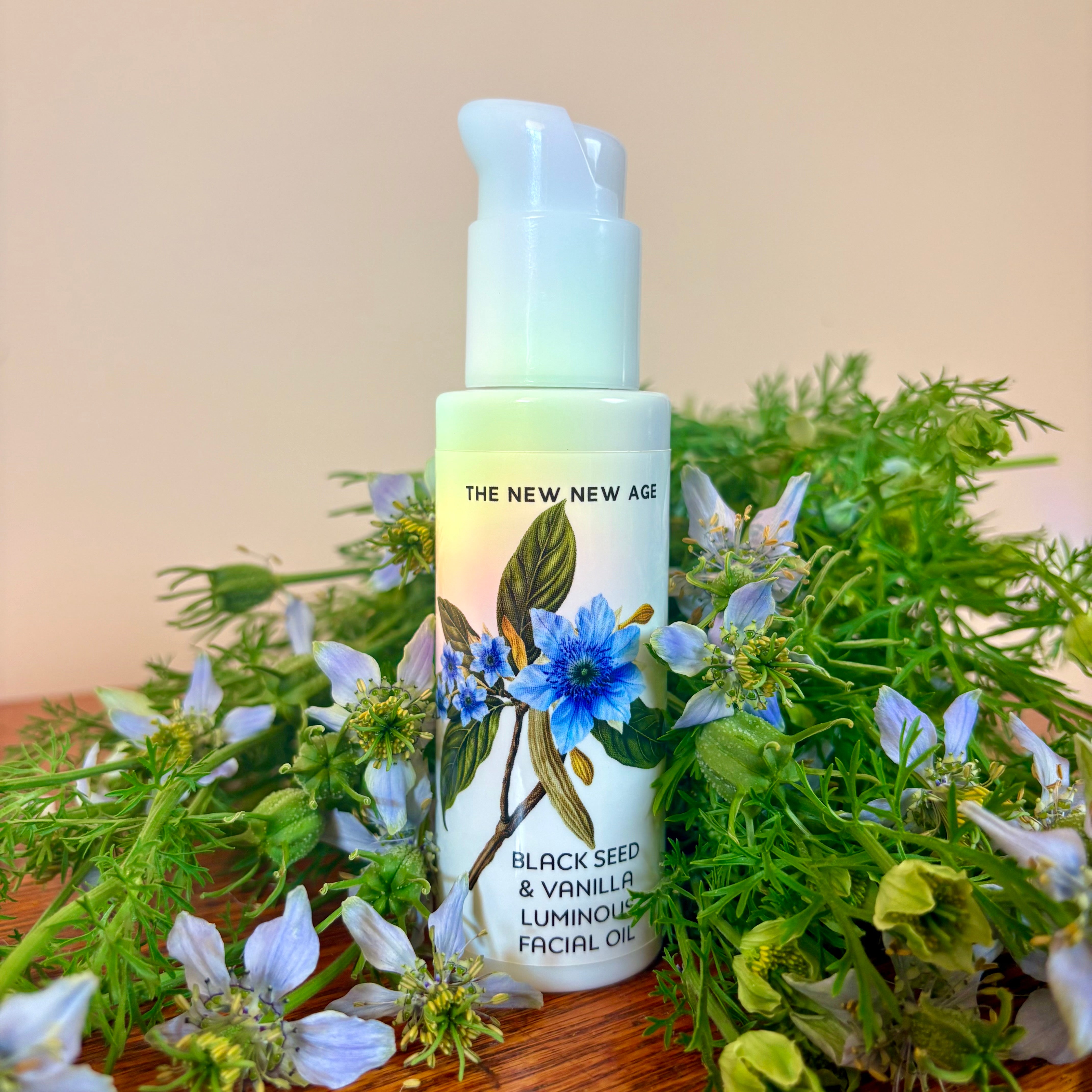 Black Seed and vanilla luminous facial
Oil by The New New Age