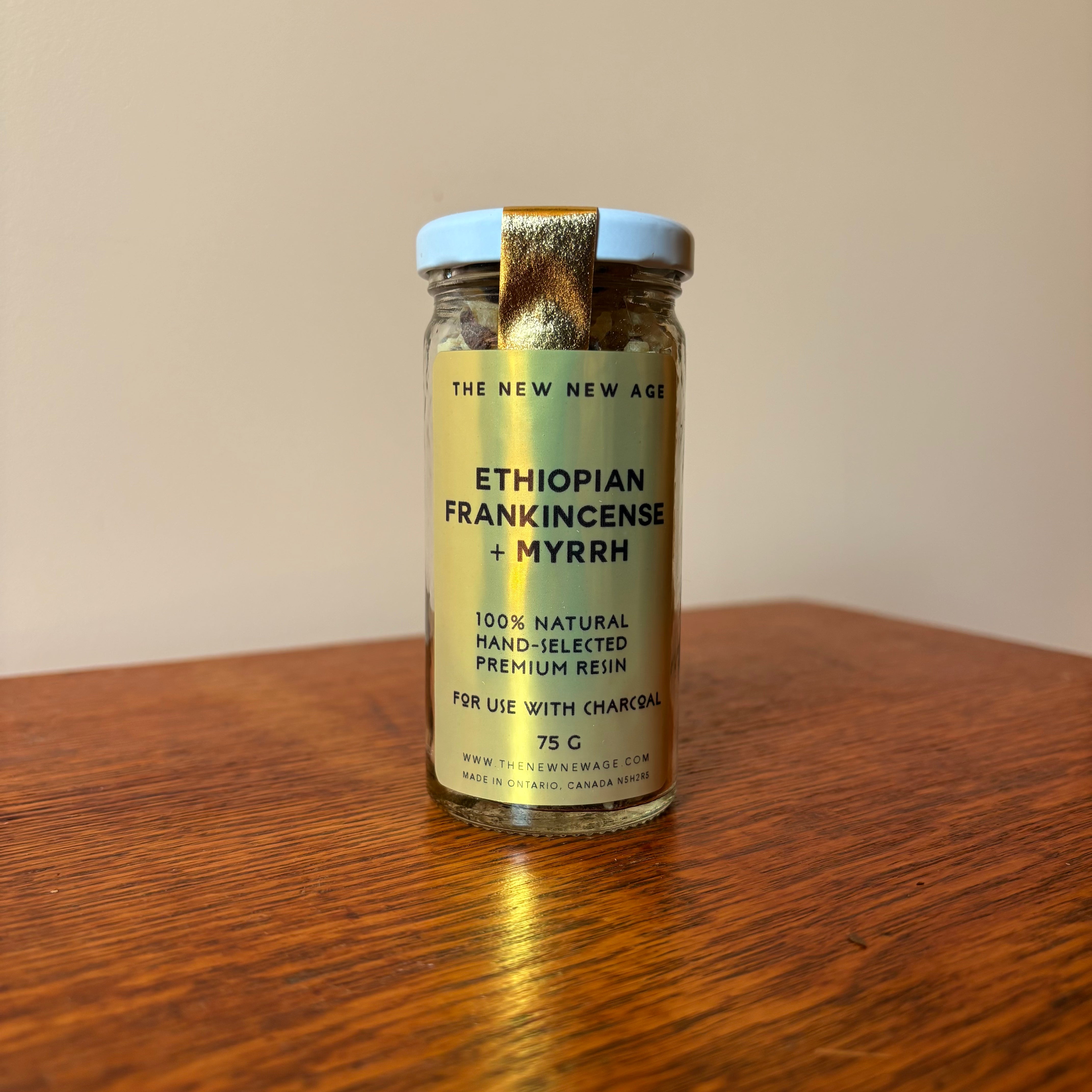Ethiopian frankincense and myrrh incense by the new new age