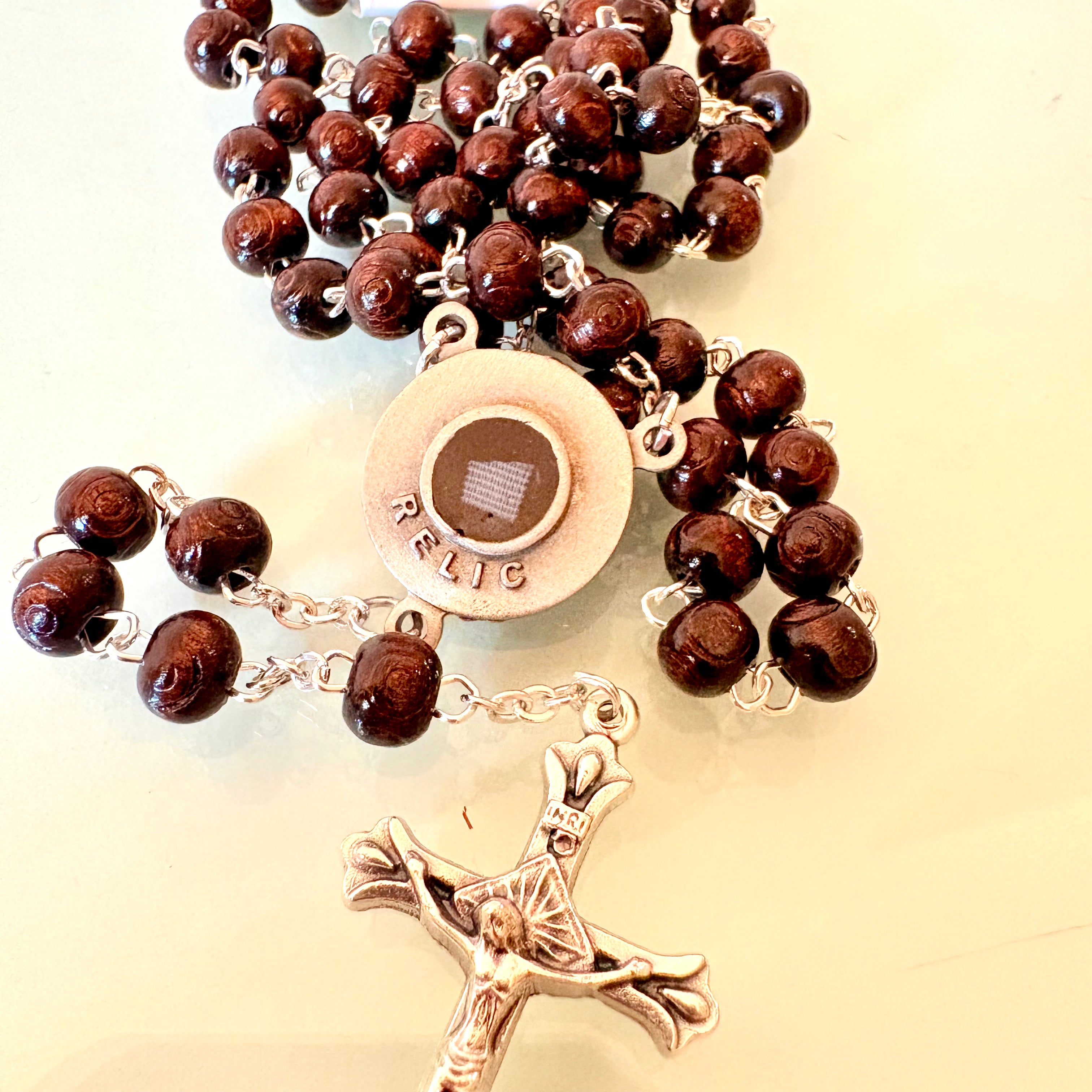 ROSARY TOUCHED TO THE TOMB OF SAINT KATERI TEKAKWITHA