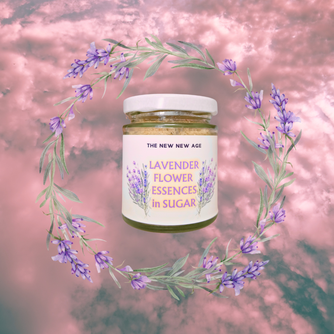 LAVENDER FLOWER ESSENCES IN ORGANIC CANE SUGAR