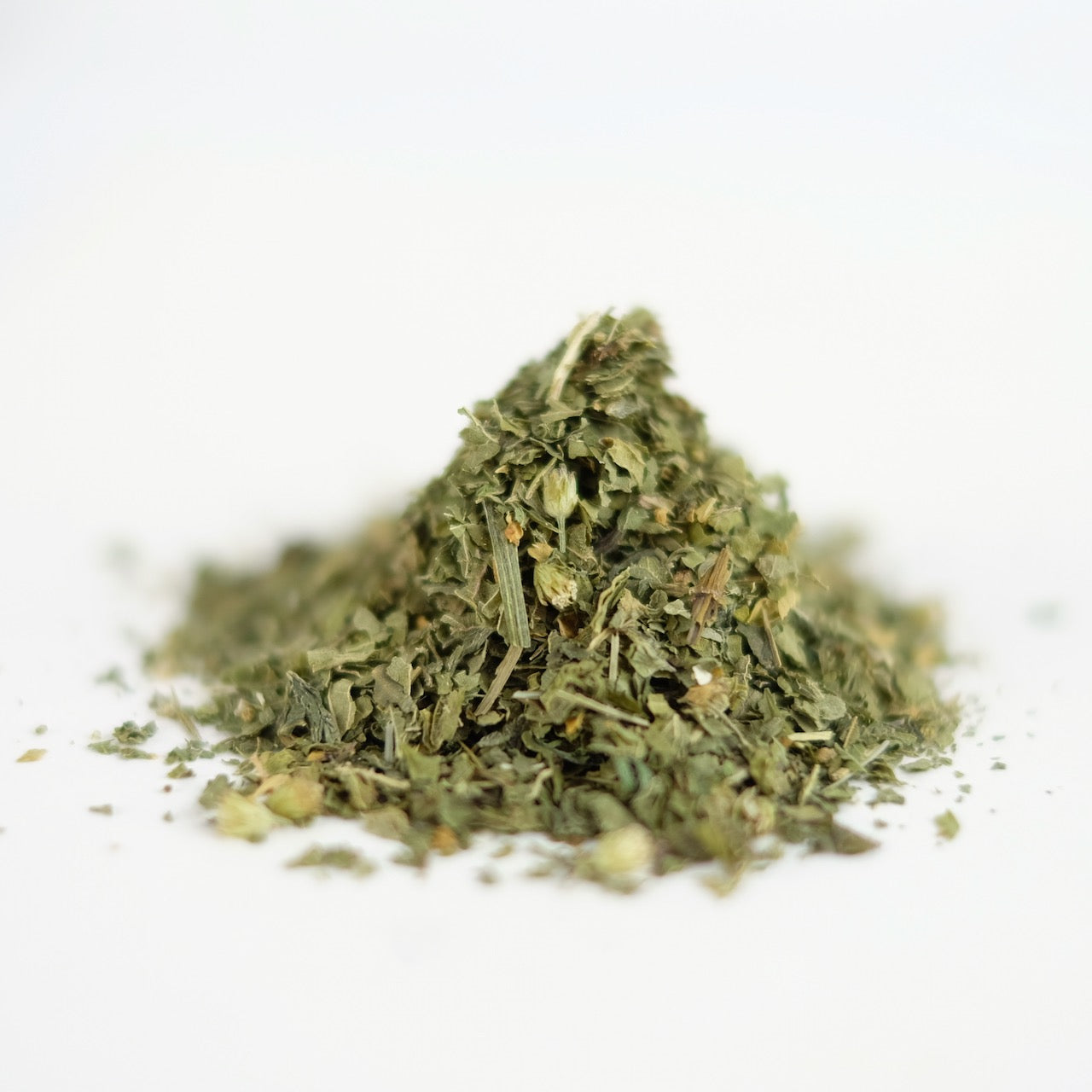 Close up of nutrient dense organic herbal tea, called General Sense of Health and Well-being.