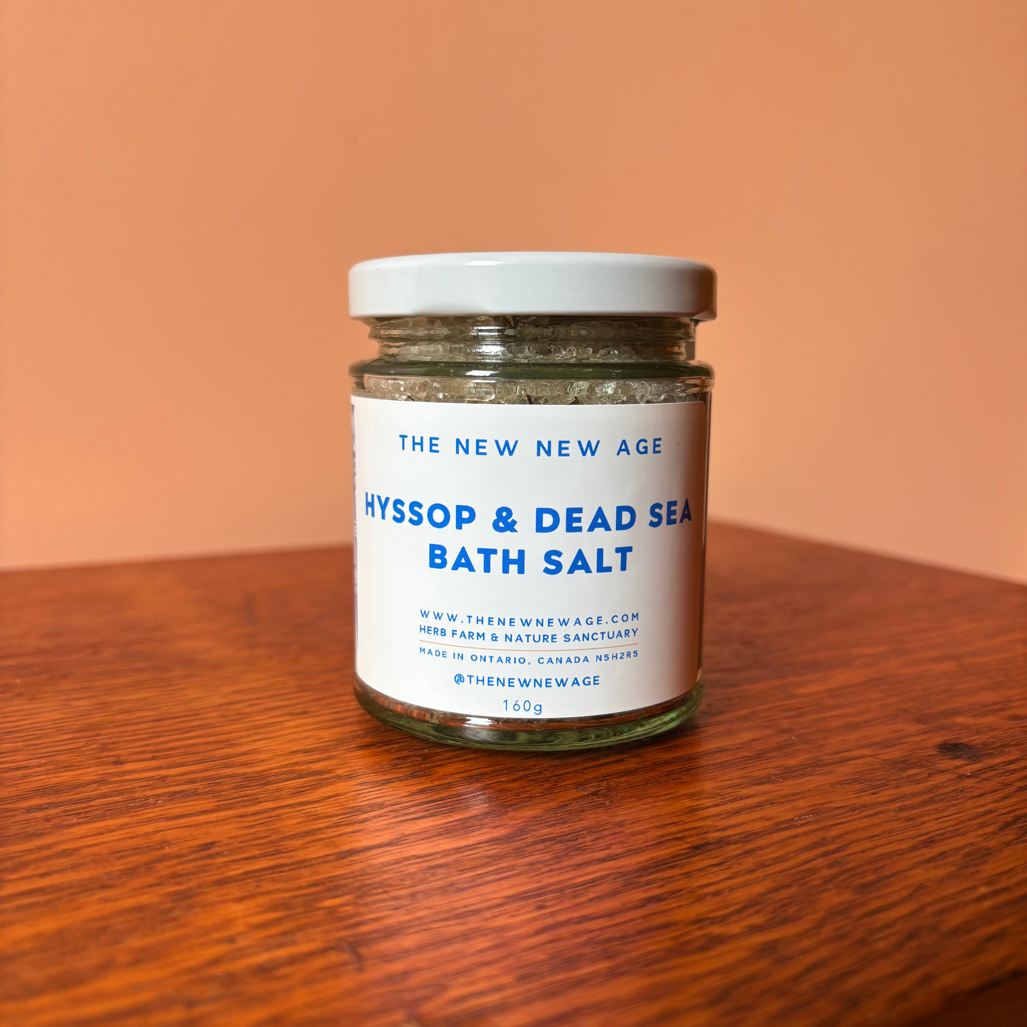 Hyssop and Dead Sea Salt Bath Salts by The New New Age