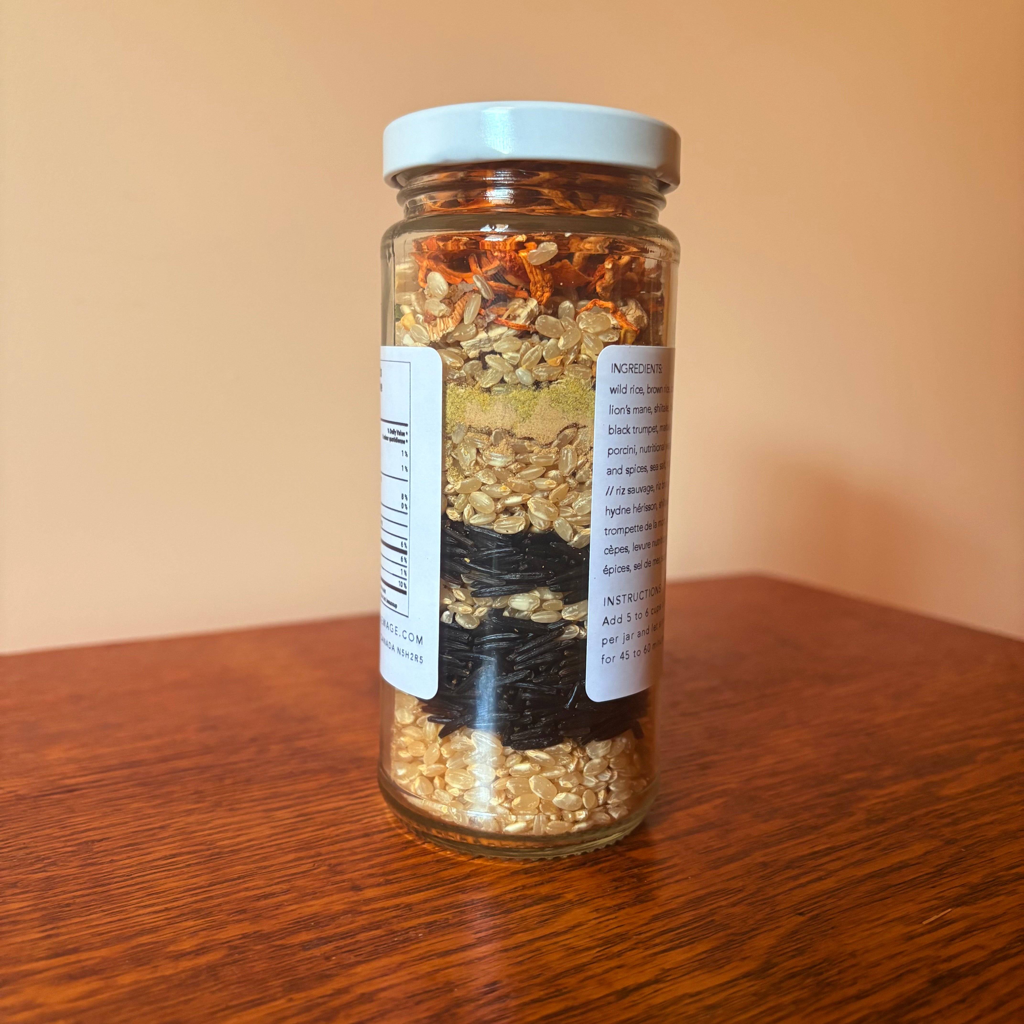BENEDICTINE SOUP: WILD RICE AND MUSHROOMS