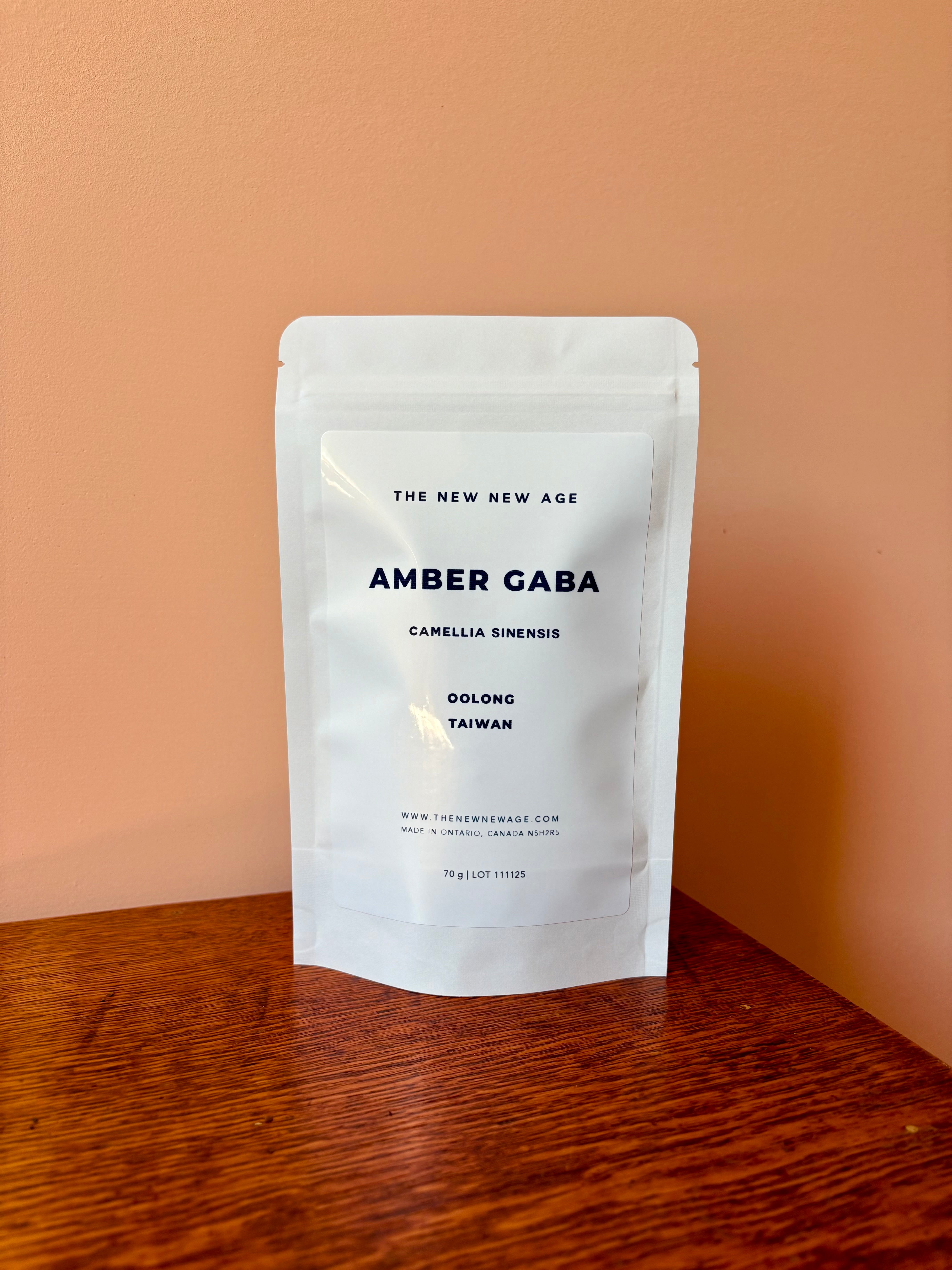Amber gaba tea by The New New Age