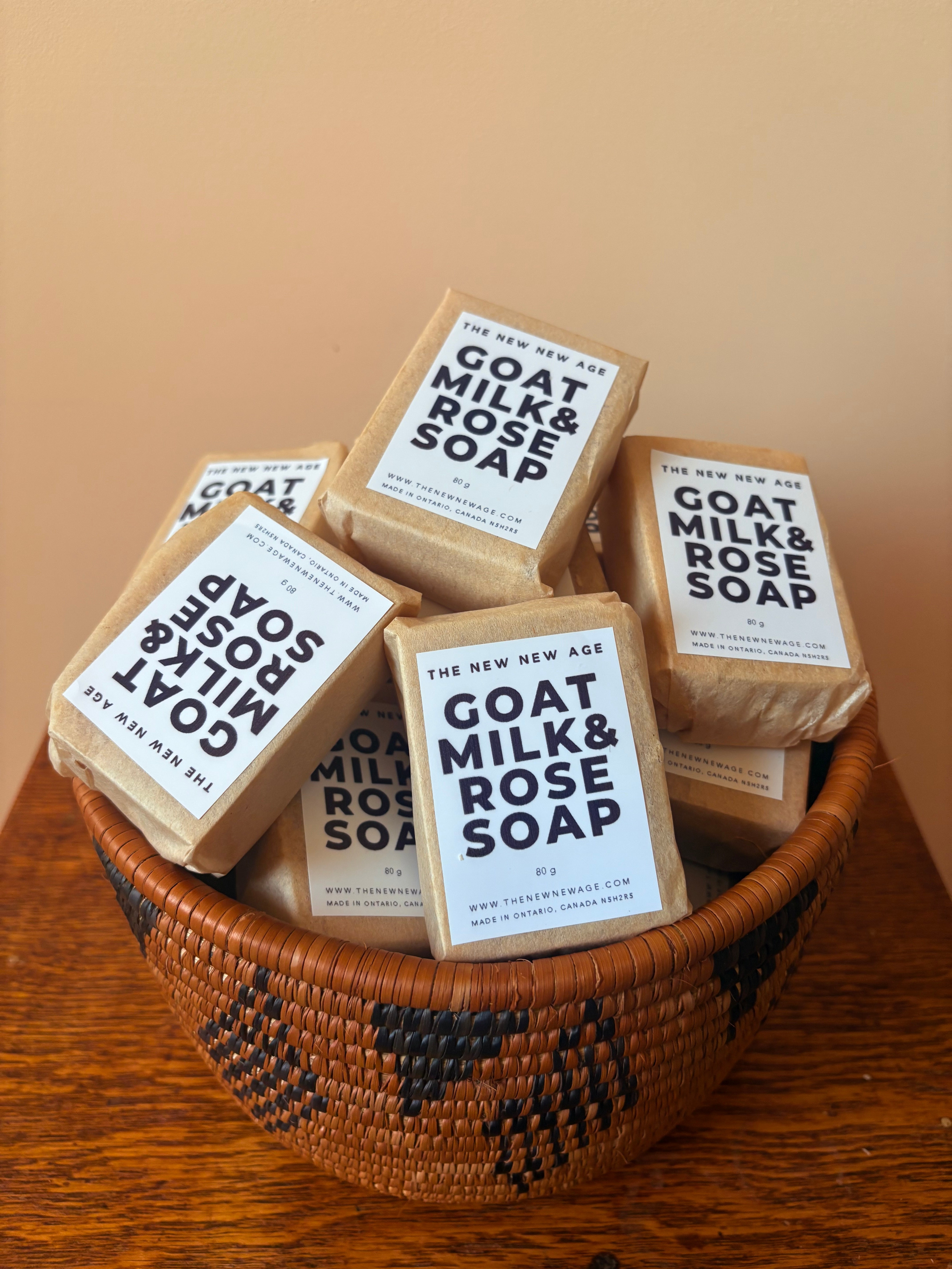 GOAT milk and rose soap by The New New Age