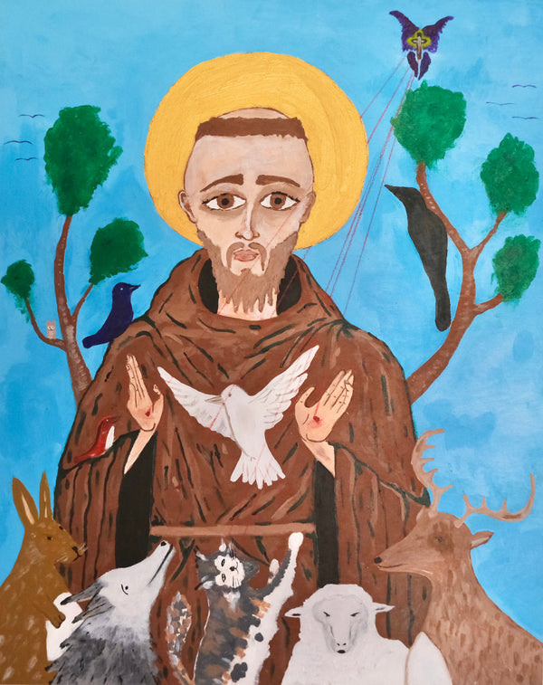 Saint Francis of Assisi Painting