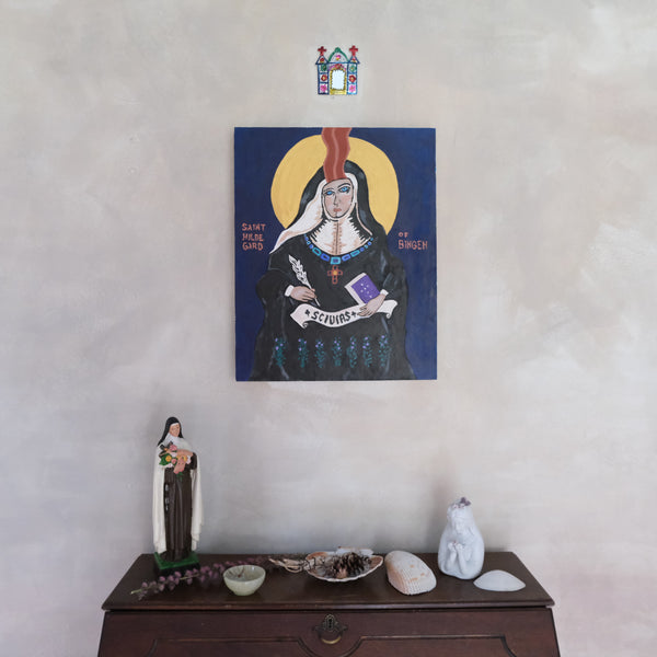 Saint Hildegard Painting