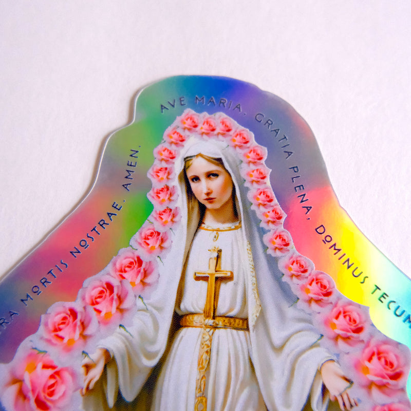 OUR LADY OF THE HOLY ROSARY STICKER