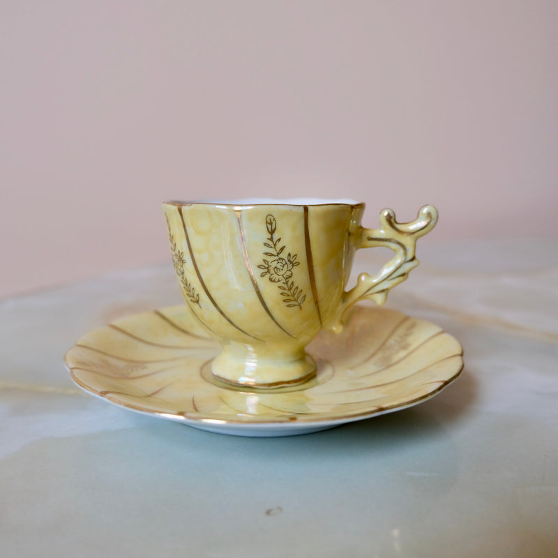 Vintage Tea Cup and Saucer: Shafford Japan