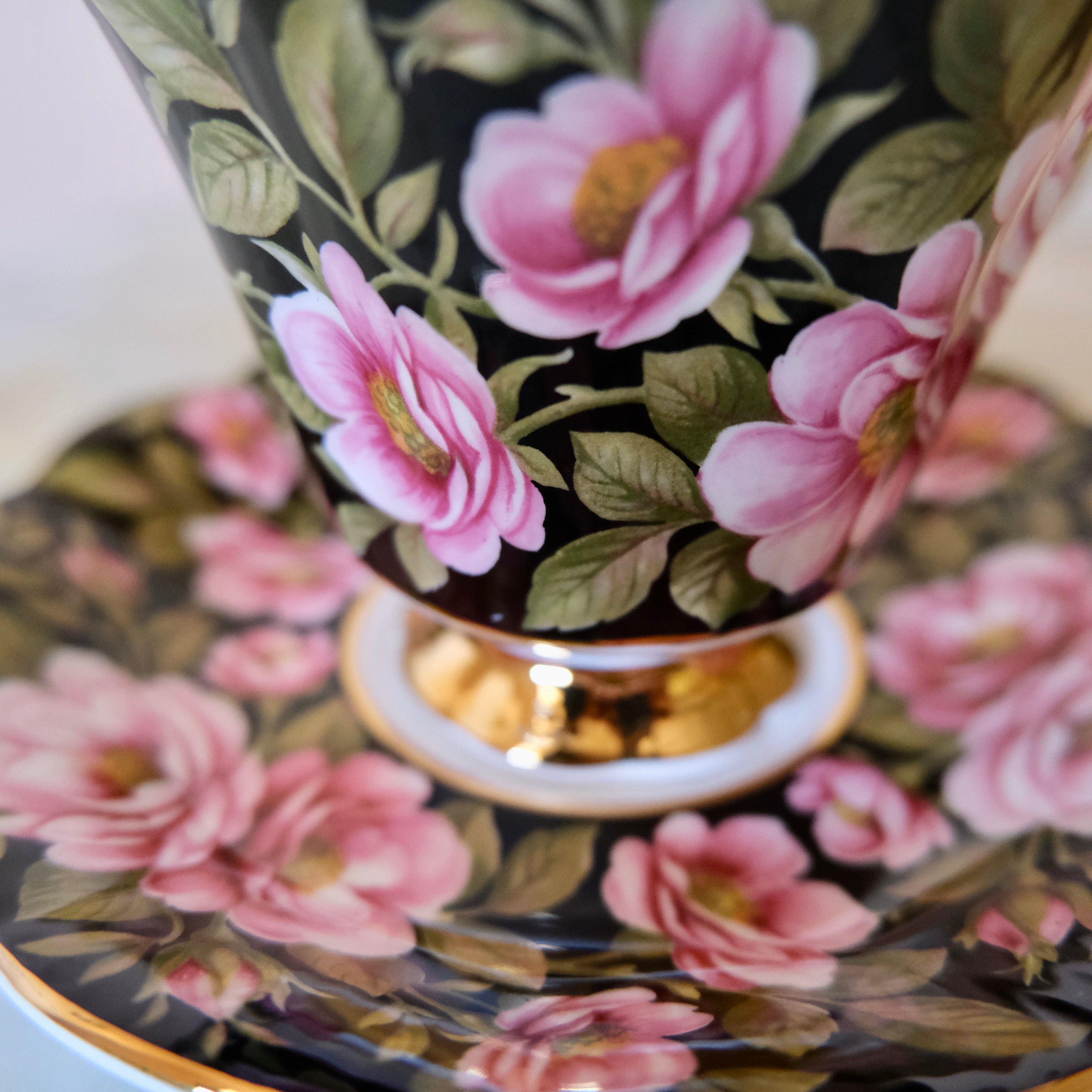 Royal Albert Rambler Rose Vintage Tea Cup and Saucer