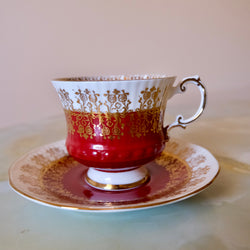 Elizabethan Bone China Tea Cup and Saucer
