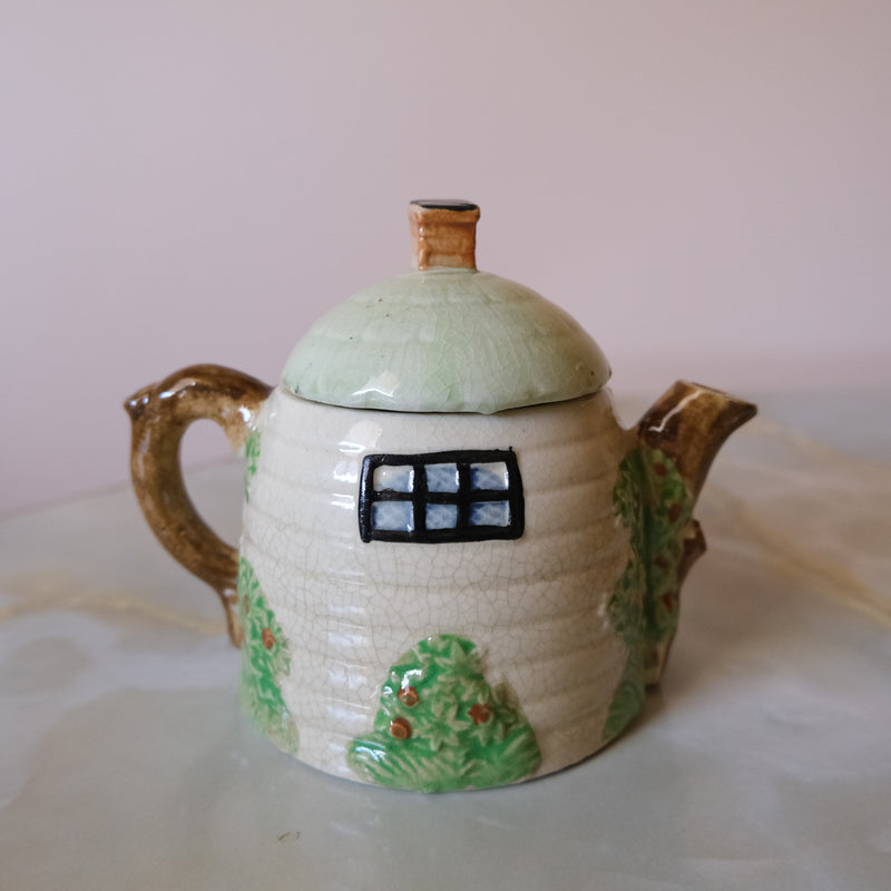 Vintage Ceramic Cottagecore Teapot from Japan