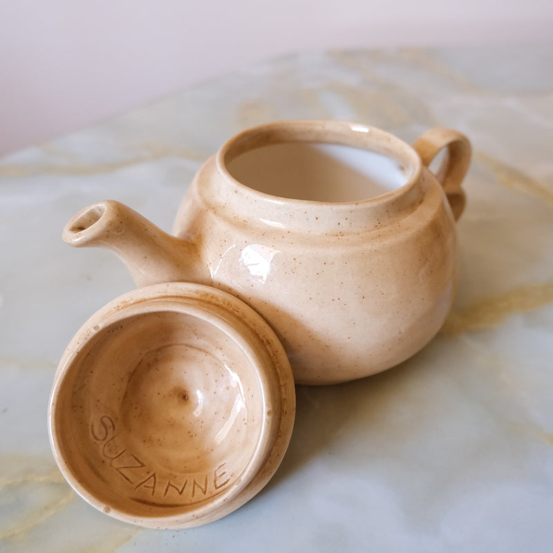 Handmade Vintage Ceramic Tea Pot by Suzanne