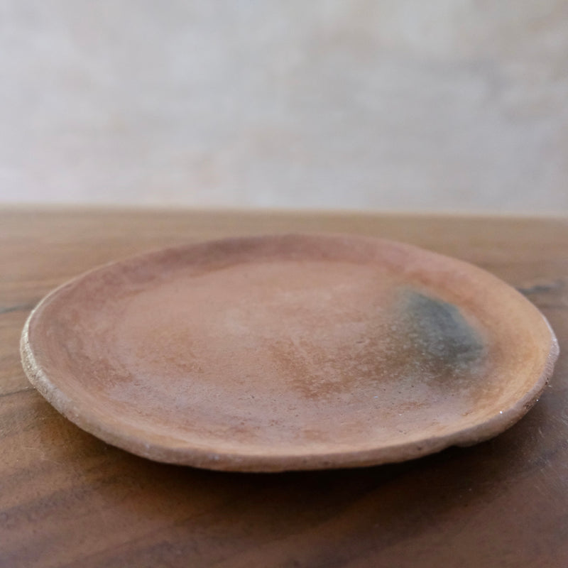 Pit Fired Earthenware Plate #1