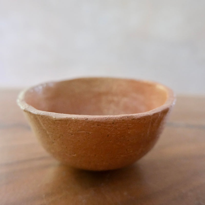 Pit Fired Earthenware Tea Bowl #2