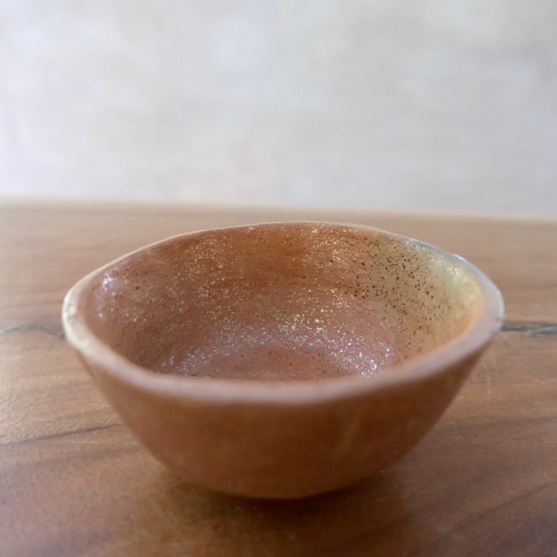 Pit Fired Earthenware Tea Bowl #1