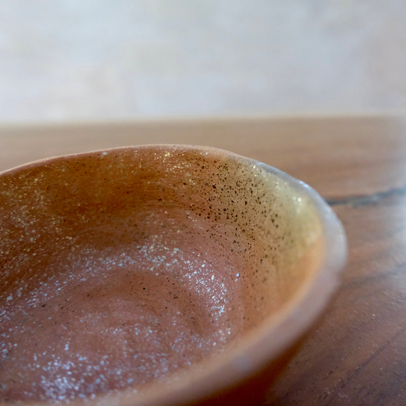 Pit Fired Earthenware Tea Bowl #1