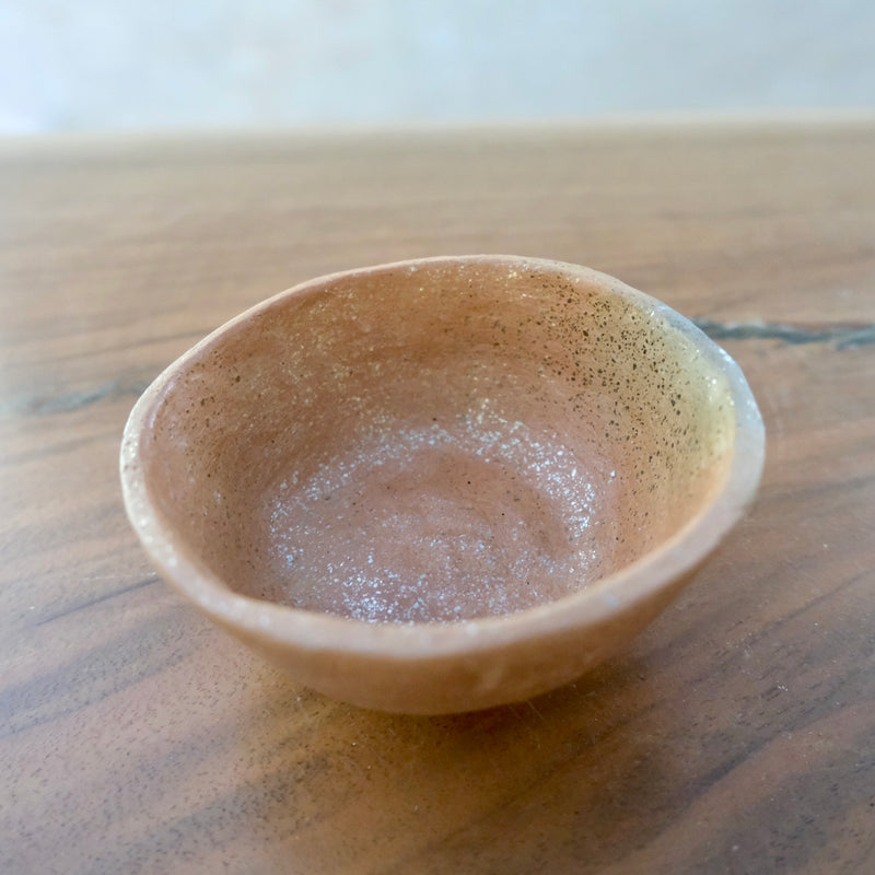 Pit Fired Earthenware Tea Bowl #1