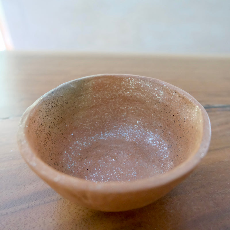 Pit Fired Earthenware Tea Bowl #1