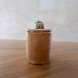 Pit Fired Earthenware Tea Caddy