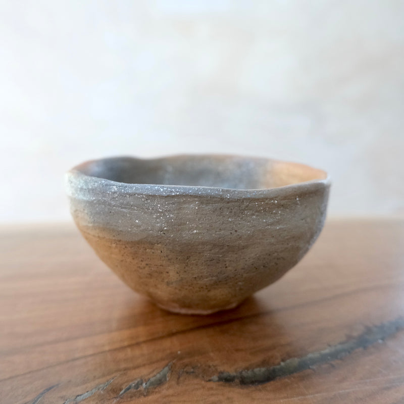 Pit Fired Earthenware Tea Bowl #5