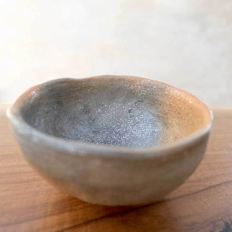 Pit Fired Earthenware Tea Bowl #5