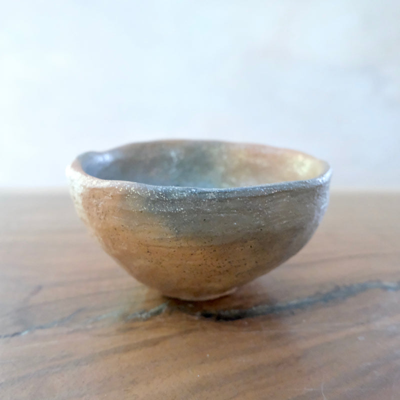 Pit Fired Earthenware Tea Bowl #5