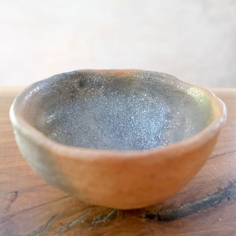 Pit Fired Earthenware Tea Bowl #5