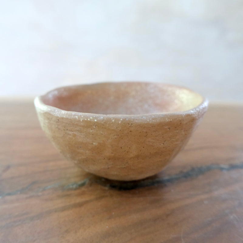 Pit Fired Earthenware Tea Bowl #6