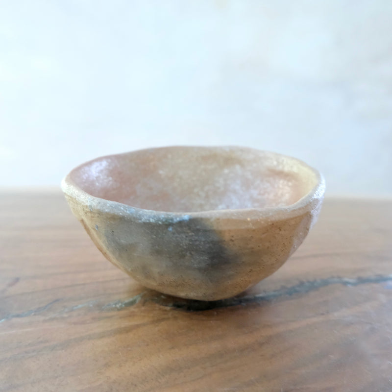 Pit Fired Earthenware Tea Bowl #6