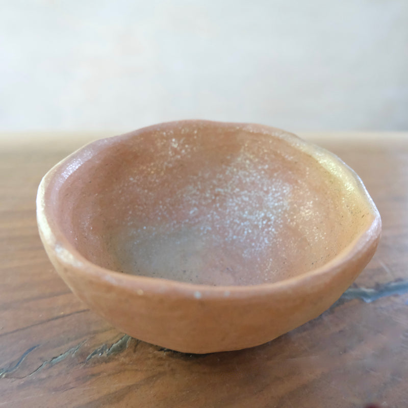 Pit Fired Earthenware Tea Bowl #7