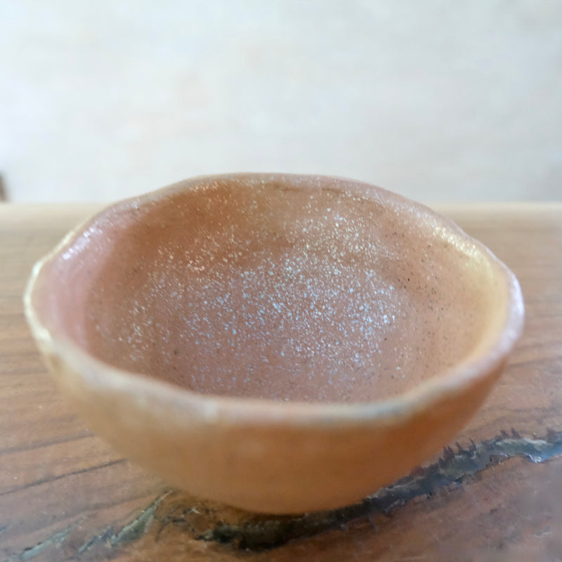 Pit Fired Earthenware Tea Bowl #8