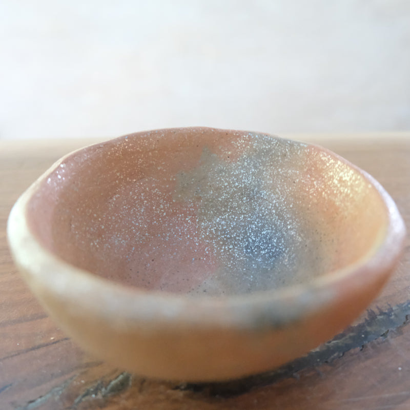 Micaceous clay earthenware tea bowl by The New New Age