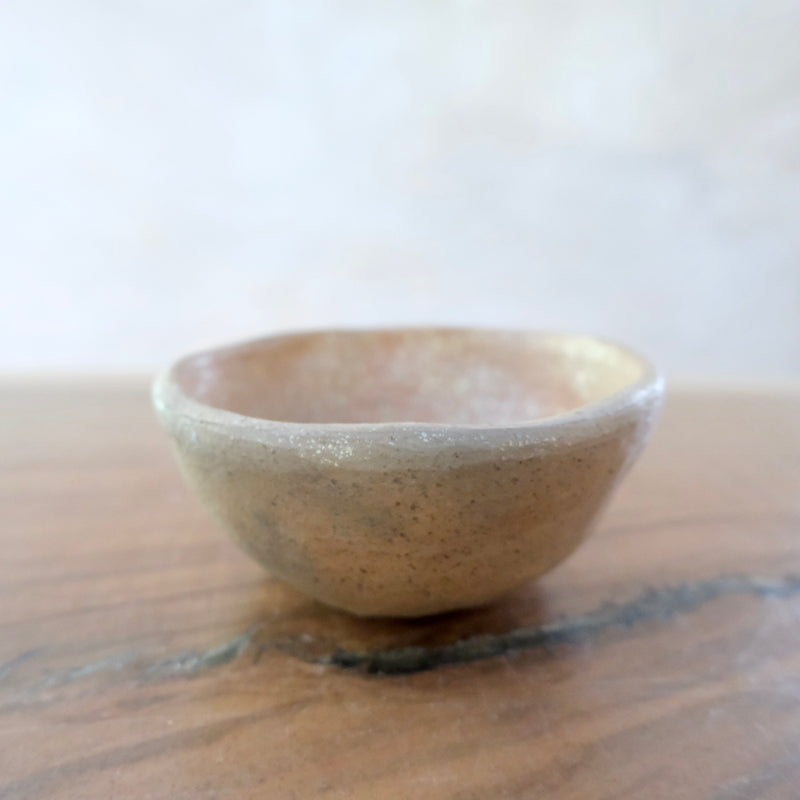 Micaceous clay earthenware tea bowl by The New New Age