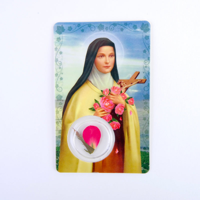 ST. THERESE PRAYER CARD