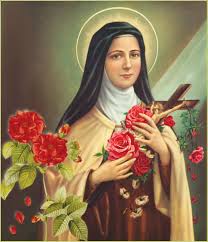 Saint Therese of Lisieux 3rd Class Relic medallion