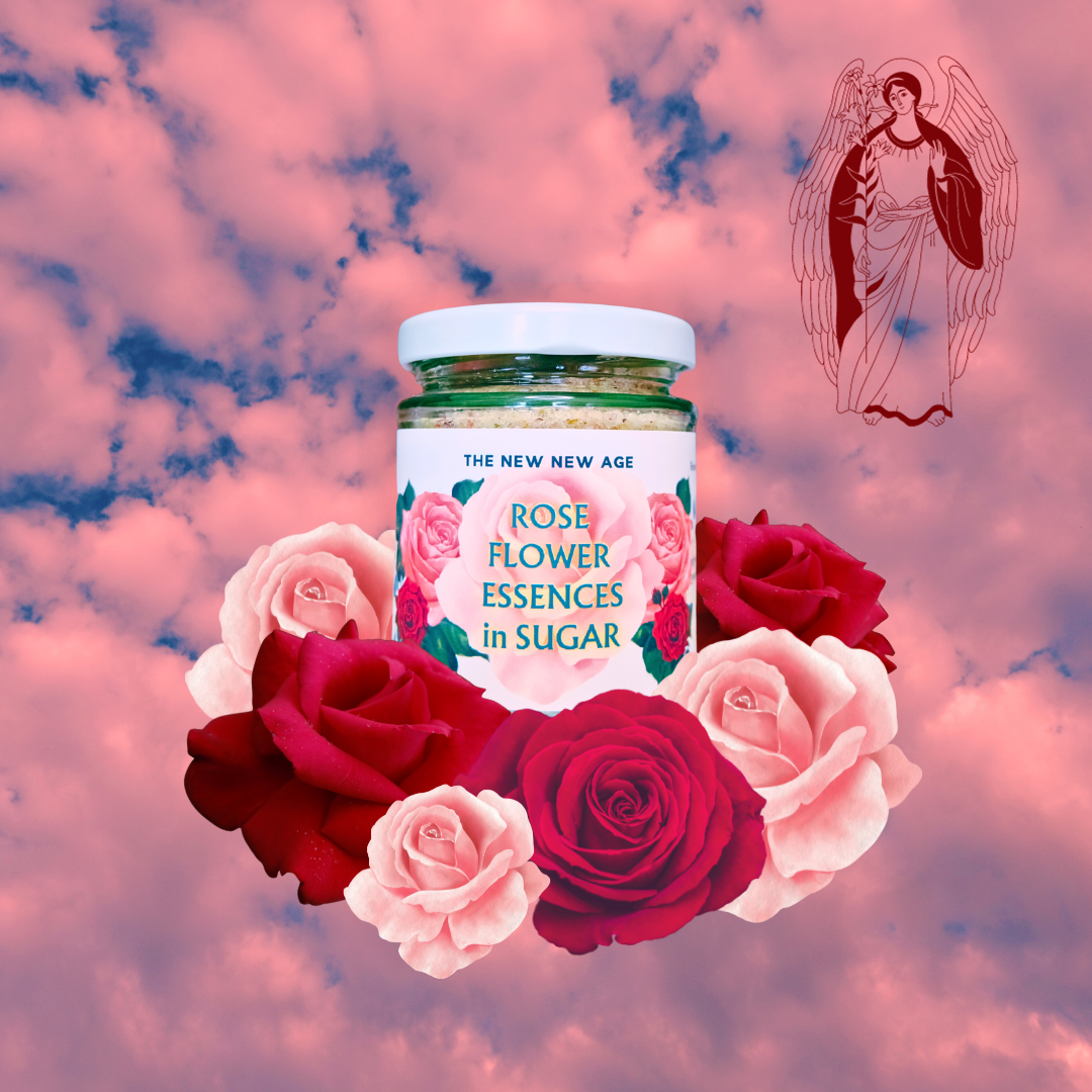 ROSE FLOWER ESSENCES IN ORGANIC CANE SUGAR