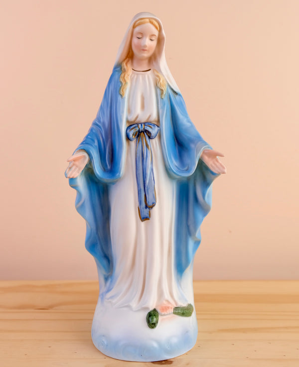OUR LADY OF VICTORY CERAMIC VASE