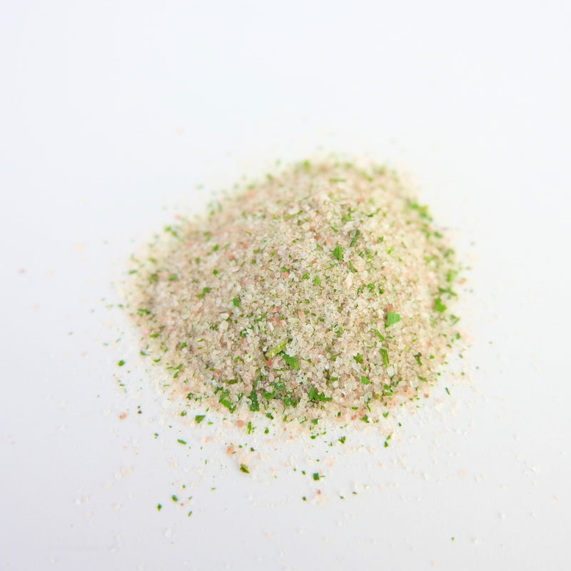 Wild Leek Salt from The New New Age Herb Farm.  Edit alt text
